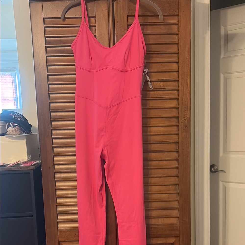 Vibrant Pink Jumpsuit by JoyLab